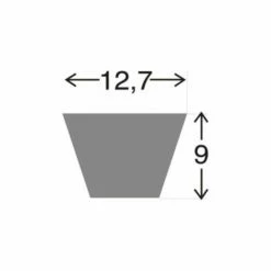 ROTARY L437K - Courroie KEVLAR 4L370