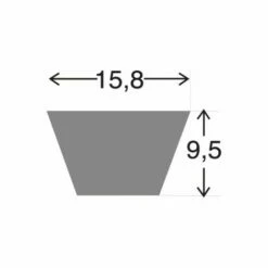 ROTARY L564K - Courroie KEVLAR 5L640