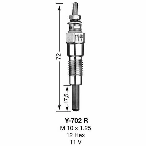 Bougie De Préchauffage NGK Y702R 4 Bougie De Préchauffage NGK Y702R – Image 2