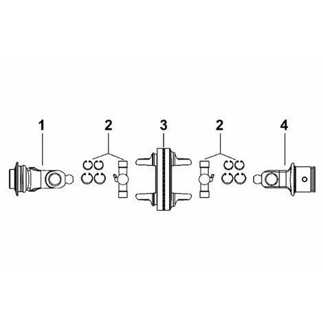 LEM SELECT Croisillon 75X27-91X24 Pour Cardan Homocinétique Catégorie 4 5 LEM SELECT Croisillon 75X27-91X24 Pour Cardan Homocinétique Catégorie 4 – Image 3