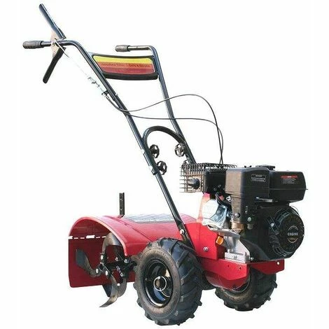 Varan Motors - 93020 Motoculteur Thermique Moteur 6.5CV 212CC Largeur De Travail 50CM Avec Roues Tous Terrains - Rouge 3 Varan Motors - 93020 Motoculteur Thermique Moteur 6.5CV 212CC Largeur De Travail 50CM Avec Roues Tous Terrains - Rouge