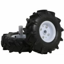 Roues Agraires 300x4 Texas Pour Motobineuse Et Motoculteur - Noir