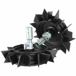 Roues Métalliques 400x8 Pour Motobineuse Et Motoculteur Texas - Noir