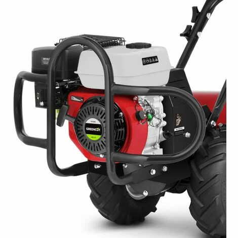 Motoculteur à Essence 4 Temps 208cc 7cv, Largeur De Travail 70cm, Profondeur De Travail 35cm, Guidon Réglable à 3 Positions - Greencut GTC220X 5 Motoculteur à Essence 4 Temps 208cc 7cv, Largeur De Travail 70cm, Profondeur De Travail 35cm, Guidon Réglable à 3 Positions - Greencut GTC220X – Image 3