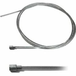 CYCLINGCOLORS Cable Souple Acier 2mm X 2.5m Tête Poire 6x6mm Motoculteur Tracteur Tondeuse Motoculture Accelerateur Frein Traction Embrayage