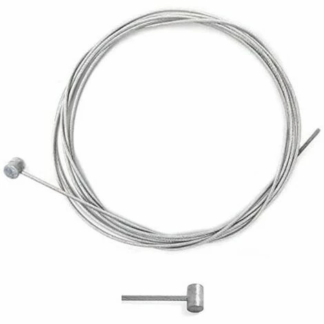 CYCLINGCOLORS Cable Souple Acier 2.5mm X 2.5m Tête Marteau ø7.8x8.1mm Motoculteur Tracteur Tondeuse Motoculture Accelerateur Frein Traction Embray 3 CYCLINGCOLORS Cable Souple Acier 2.5mm X 2.5m Tête Marteau ø7.8x8.1mm Motoculteur Tracteur Tondeuse Motoculture Accelerateur Frein Traction Embray