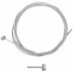 CYCLINGCOLORS Cable Souple Acier 2mm X 2.5m Tête Marteau 9x9mm Motoculteur Tracteur Tondeuse Motoculture Accelerateur Frein Traction Embrayage