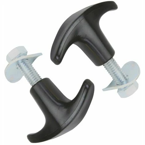 CYCLINGCOLORS 2x Vis De Mancheron Serrage Manuel Rapide Tête Plastique Acier Blocage Brancard Tondeuse Tracteur 3 CYCLINGCOLORS 2x Vis De Mancheron Serrage Manuel Rapide Tête Plastique Acier Blocage Brancard Tondeuse Tracteur