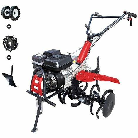 DUNSCH Motoculteur Thermique Pack Labour Roues Agraires Et Metal Charrue Vitesses 2AV-1AR LEA LE42212-97W21 - Noir 4 DUNSCH Motoculteur Thermique Pack Labour Roues Agraires Et Metal Charrue Vitesses 2AV-1AR LEA LE42212-97W21 - Noir – Image 2