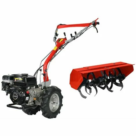 Motoculteur Diesel 5,9 CV 2 AV 2 AR Rotovator DU45296MF Dunsch - Rouge 4 Motoculteur Diesel 5,9 CV 2 AV 2 AR Rotovator DU45296MF Dunsch - Rouge – Image 2