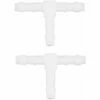 CYCLINGCOLORS 2x Raccord De Durite En T Diamètre 4mm Connecteur Tube Tuyau Carburant Essence Tracteur Tondeuse Voiture -Motoculteur et accessoire Soldes 54313196 1