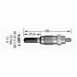 Bougie De Prechauffage NGK Y-207T