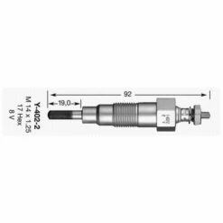 Bougie De Prechauffage NGK Y-402-2