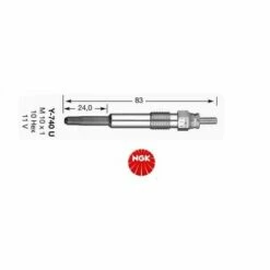 Bougie De Prechauffage NGK Y-740U DP22